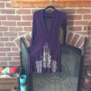 Dress-purple with bling